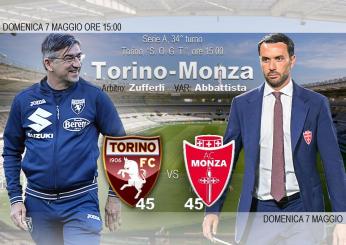 Per la 34^ di A, il Toro ospita il Monza: diretta Tv, diretta streaming e molto altro sul match di domenica delle 15