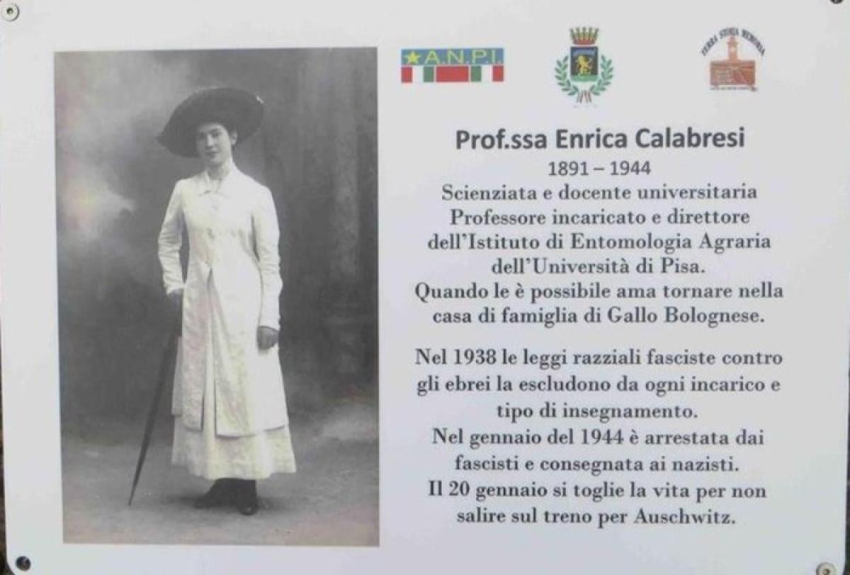 Enrica Calabresi, scienziata-simbolo della Shoah