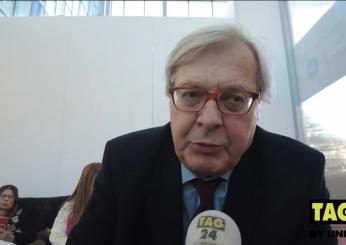 Vittorio Sgarbi intervista dopo la lezione su Michelangelo: “Ecco p…