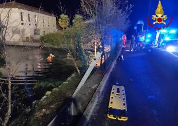 Pordenone, auto finisce nel lago: morto il conducente di 29 anni, f…