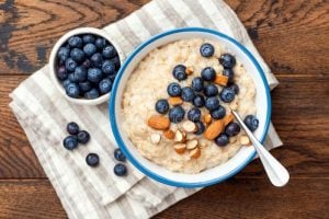 porridge al mirtillo