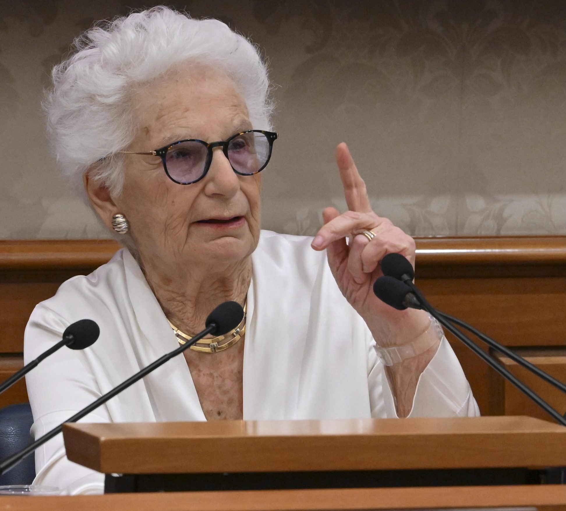 Liliana Segre oggi al Senato