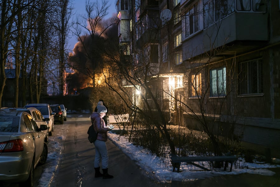 Guerra In Ucraina, Droni Russi Colpiscono Kiev Nella Notte • TAG24