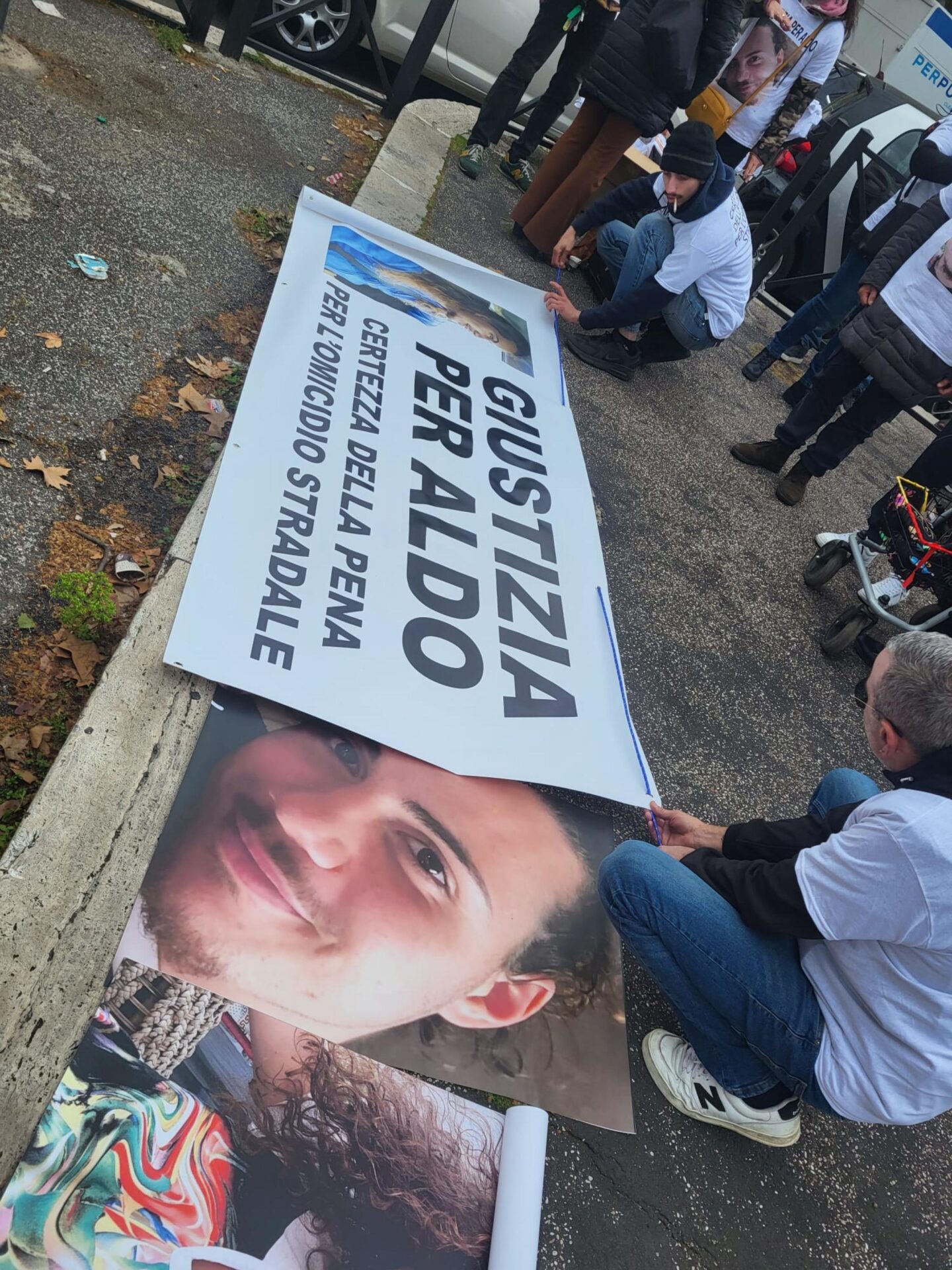 La manifestazione di oggi a piazzale Clodio