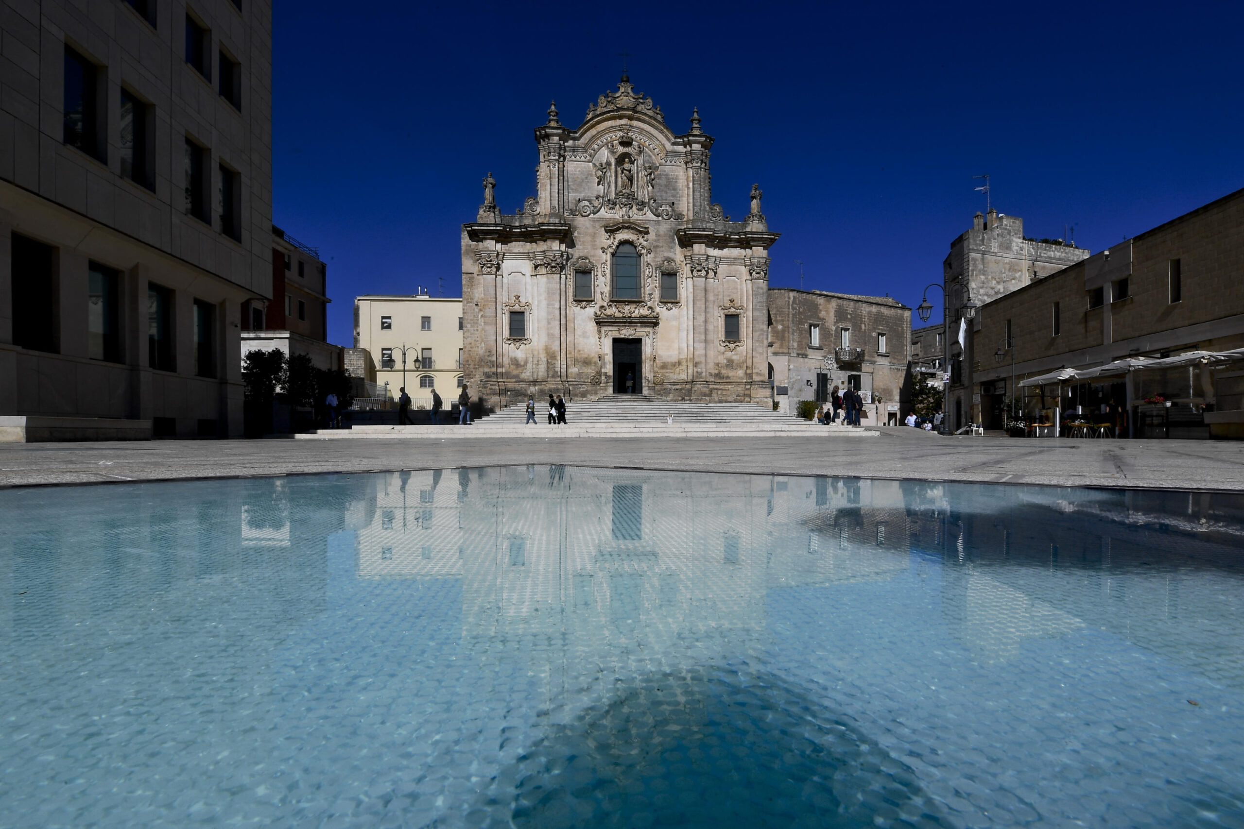 Uno scorcio di Matera e della profonda Gravina