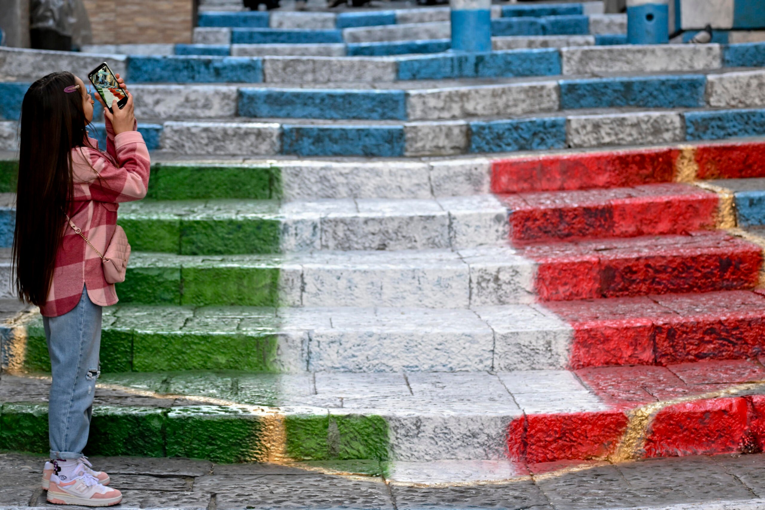 Uno scudetto sulla scala