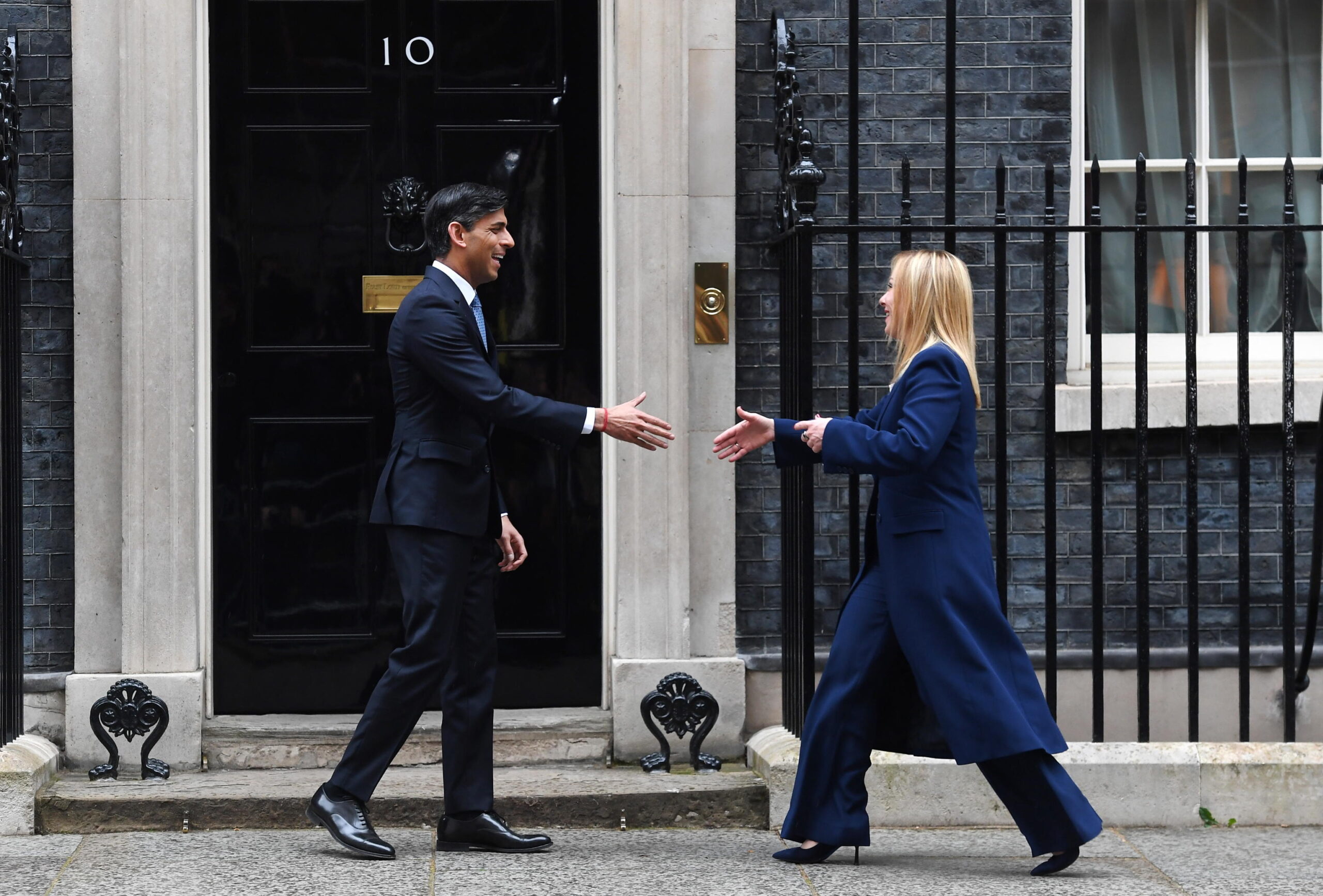 L'arrivo a Downing Street