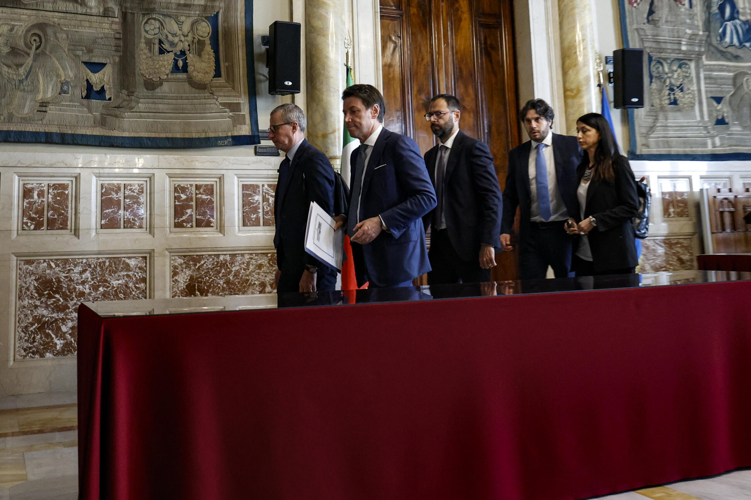 La delegazione pentastellata