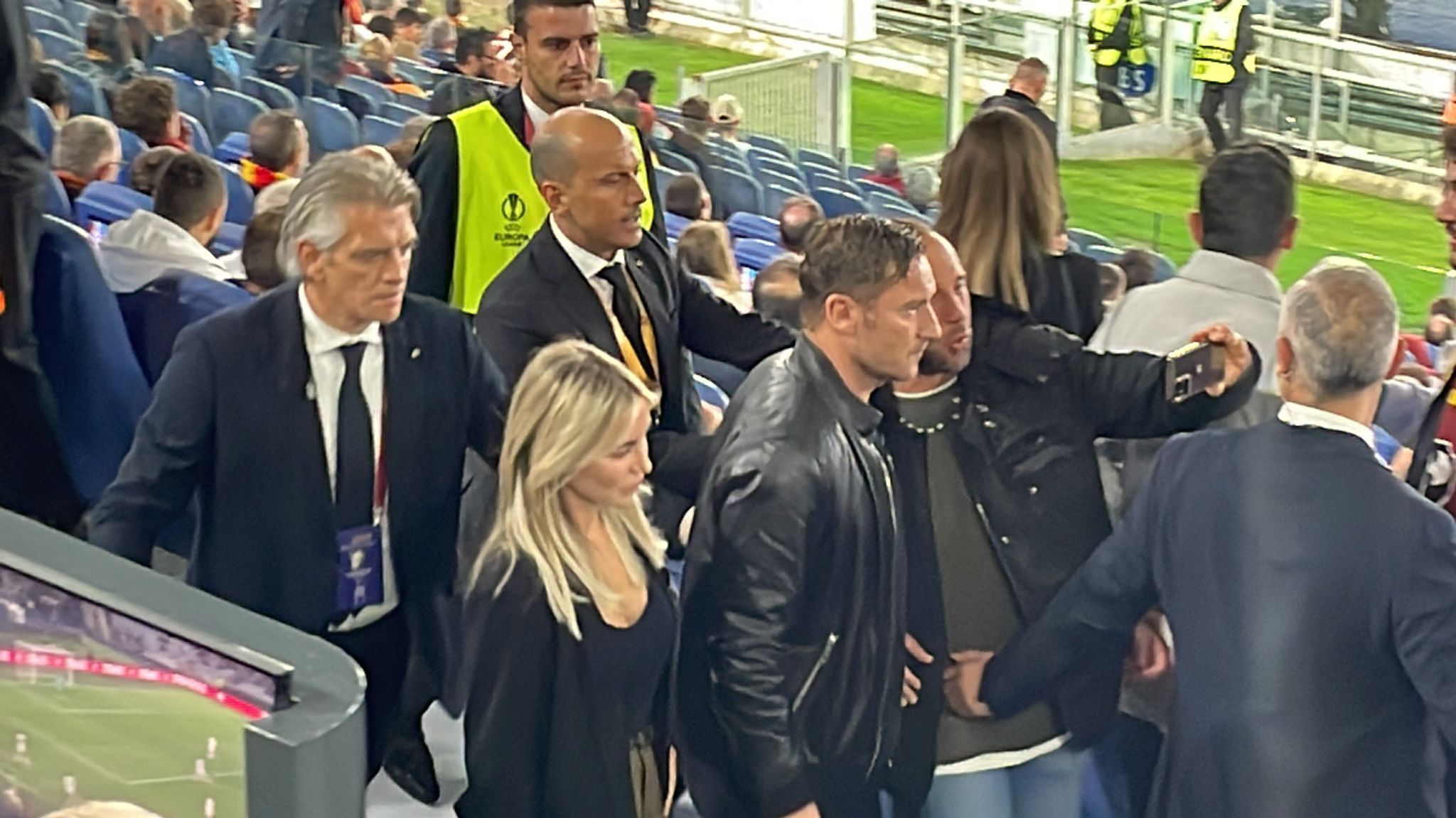 Totti Noemi prima volta stadio (3)