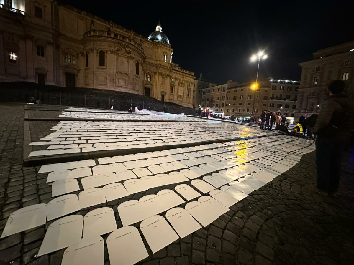 Manifestazione Amnesty International a Roma, Landini: "Guerra a Gaza va fermata, rischio Terza Guerra Mondiale" | VIDEO e FOTO