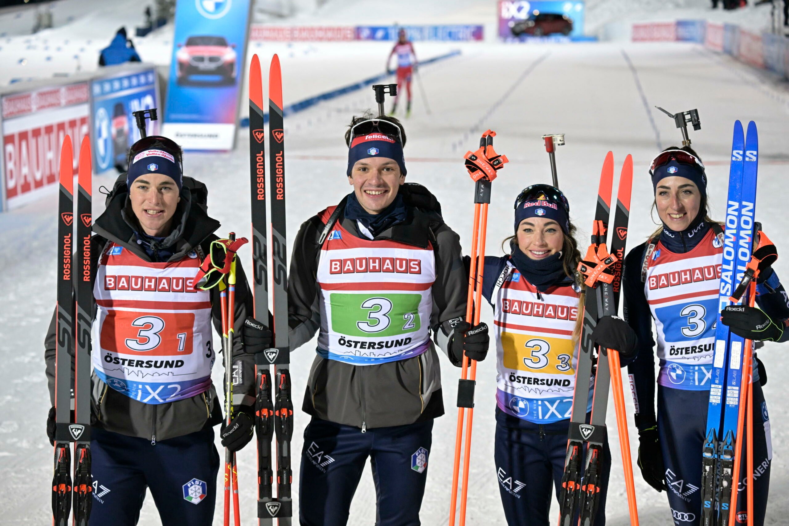 Coppa Del Mondo Biathlon, Italia: Il Quartetto Conquista Il Podio Nella ...