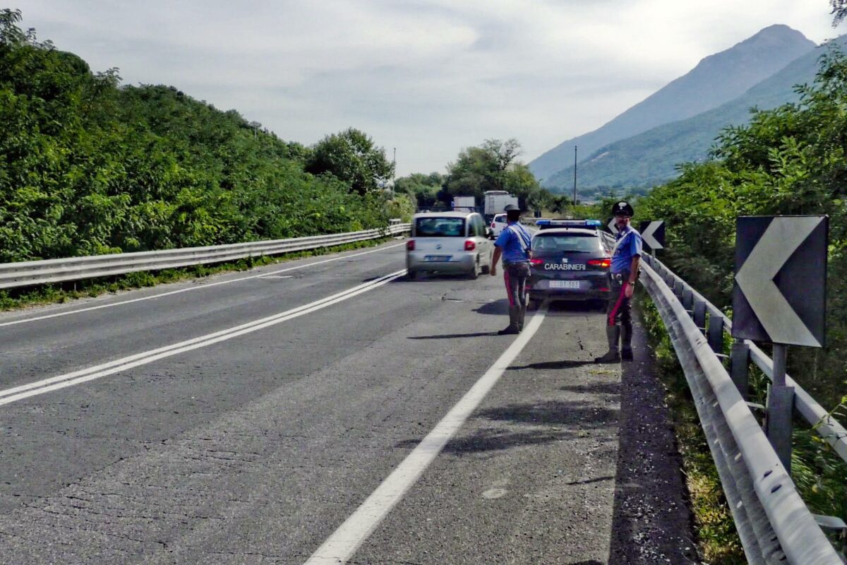 Benevento, incidente sulla Telesina: scontro violento fra due auto, due feriti gravi