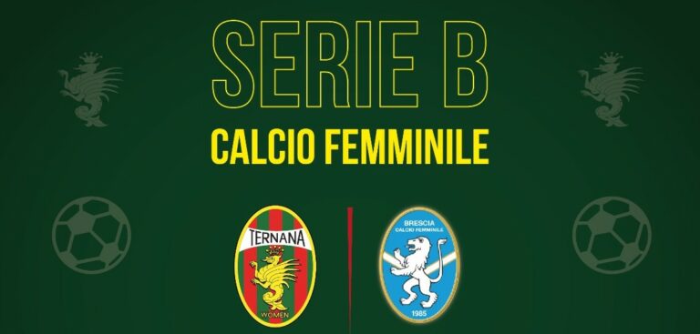 Serie B femminile, 9ª giornata: la capolista Ternana women ospita il Brescia