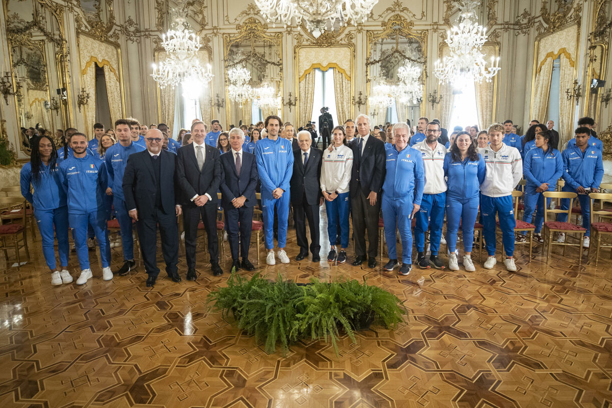 Gli azzurri al Quirinale, Tamberi contro gli hater: "Siamo esseri umani". Mattarella: "Grazie e continuate a vincere, ma senza pressioni" | VIDEO