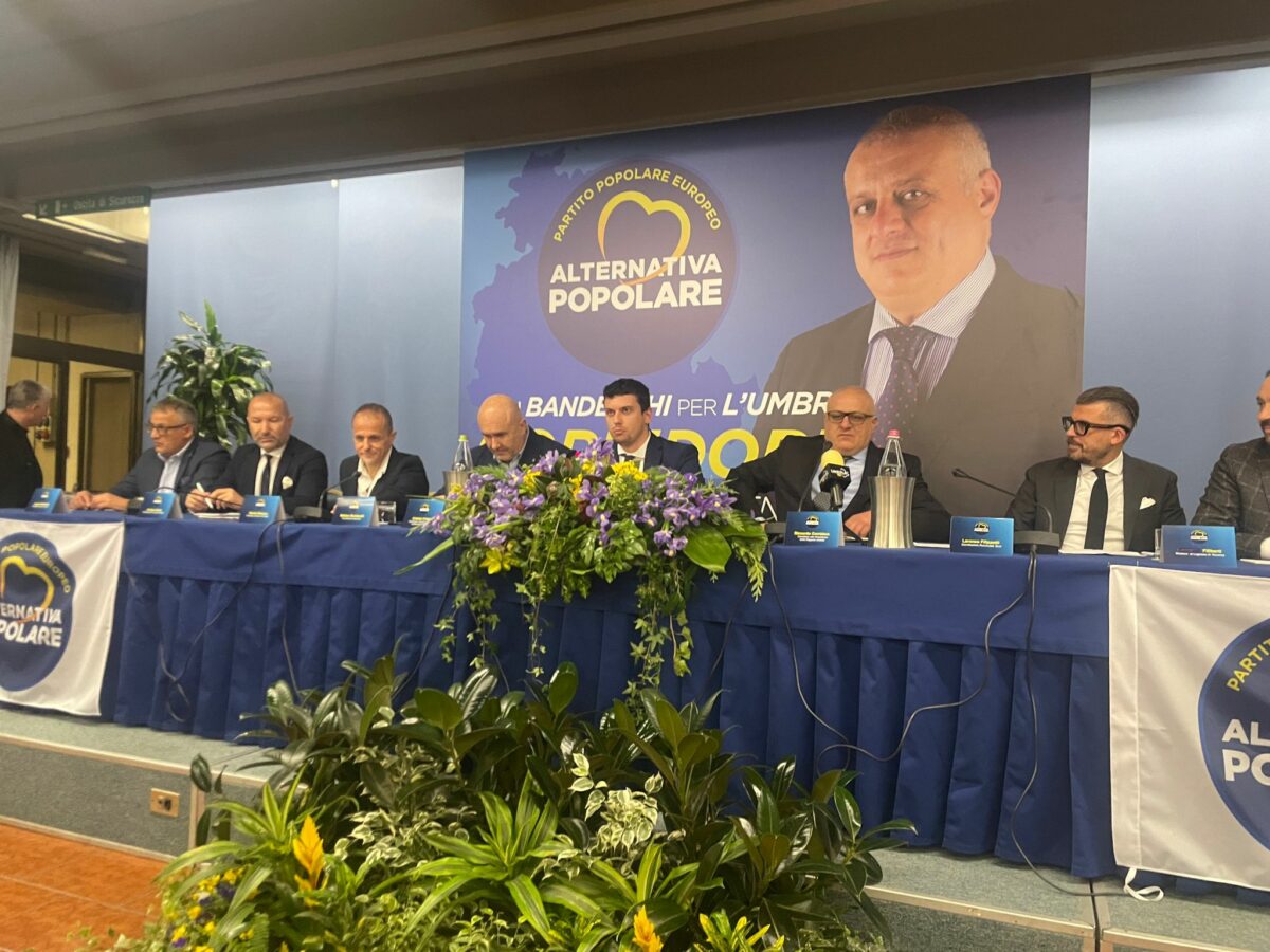 Elezioni Regionali Umbria 2024, Alternativa Popolare lancia Riccard...