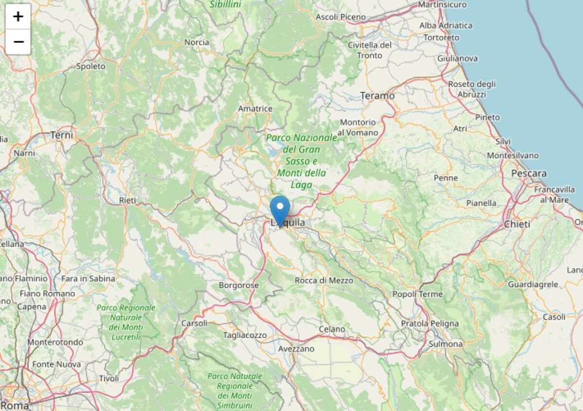 Terremoto a L'Aquila, registrate due scosse di magnitudo 3.6 e 3.7:...