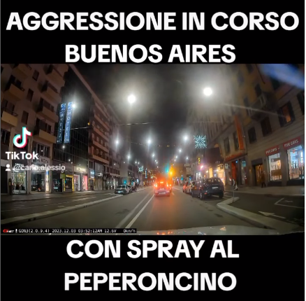 Milano, aggressione con spray al peperoncino in Corso Buenos Aires: taxista salva ragazzo. VIDEO