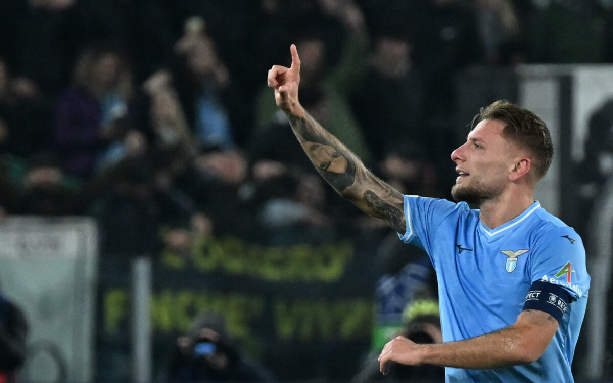 Lazio-Cagliari, premiato Immobile per i 200 gol in biancoceleste