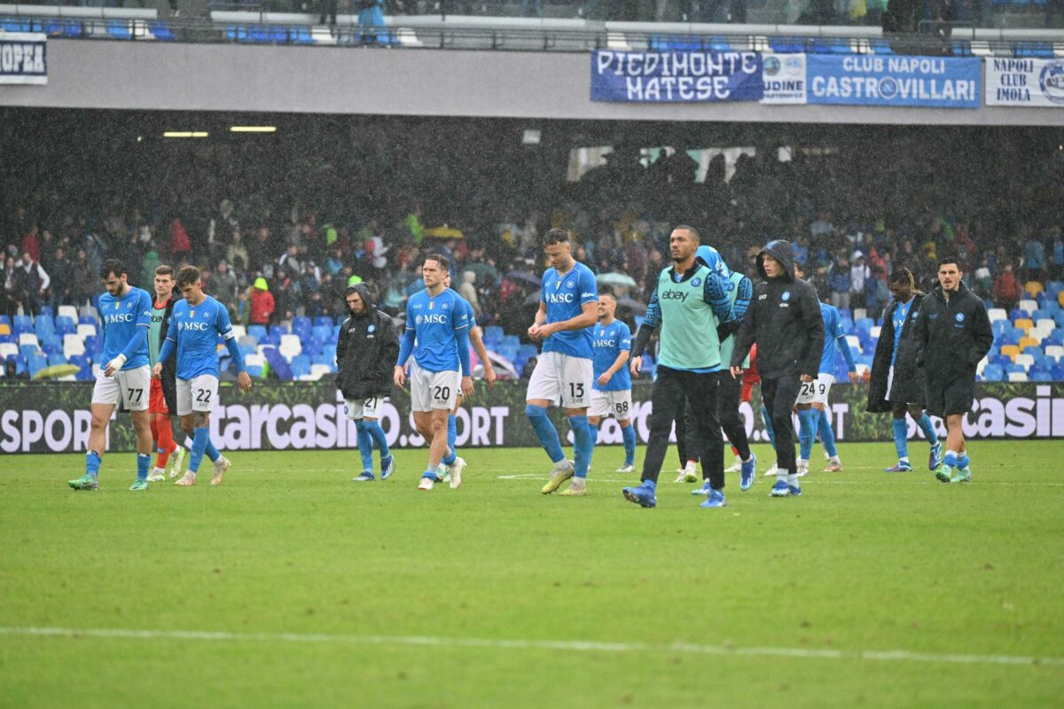 Napoli, record negativo con il Frosinone: non subiva 4 goal dal 1958 in Coppa Italia