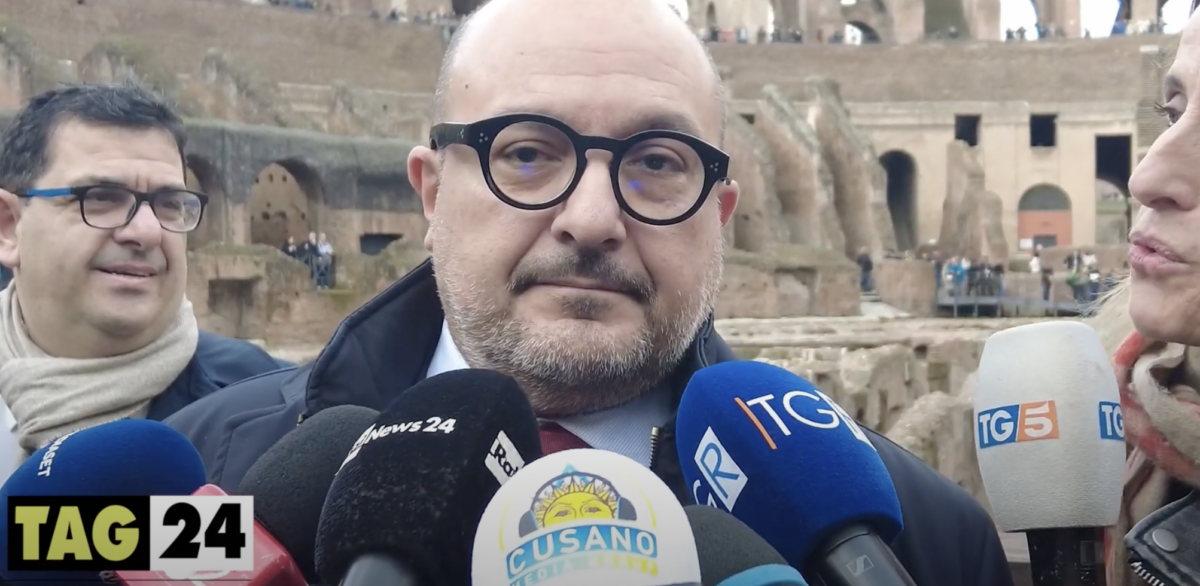 Colosseo aperto a Capodanno, esulta il ministro Sangiuliano: "Un successo, svolta con biglietti nominativi" | VIDEO