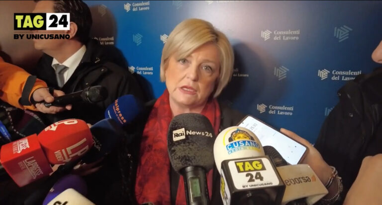 Ex Ilva, Min. Calderone: “Salvaguardare occupazione. Malagrotta?Farò informativa per commissione ecomafie” | Video