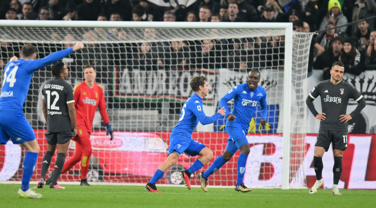 L'Empoli blocca la Juventus: termina 1-1 all'Allianz Stadium