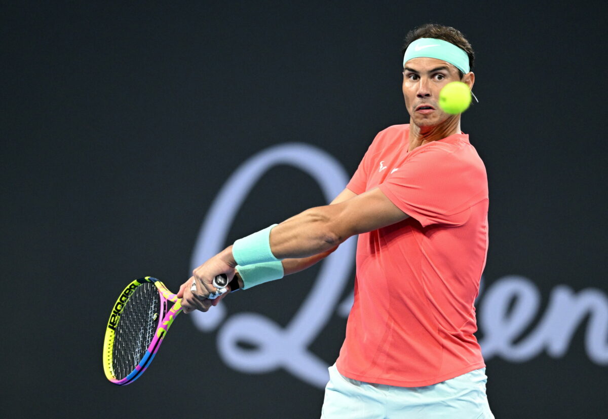 ATP 250 Brisbane, Nadal torna in campo in un match del singolare: "Ho pensato al ritiro ma voglio competere ancora con chiunque"