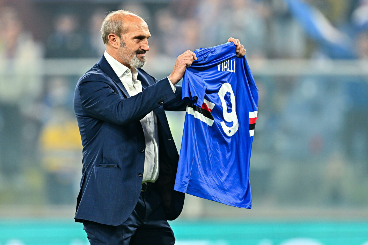 Sampdoria-Parma, blucerchiati in campo una maglia speciale dedicata a Vialli