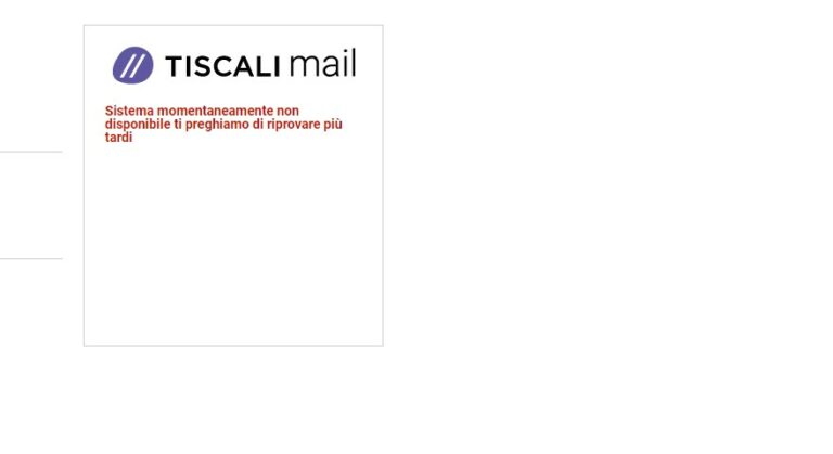 Problemi alla posta di Tiscali anche oggi: quando tornerà a funzionare la mail?