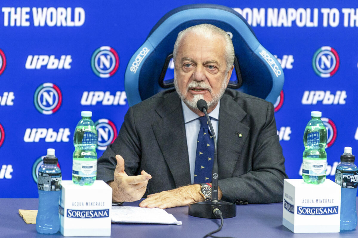 De Laurentiis punge la Juve: "Il Napoli merita il Mondiale per club"