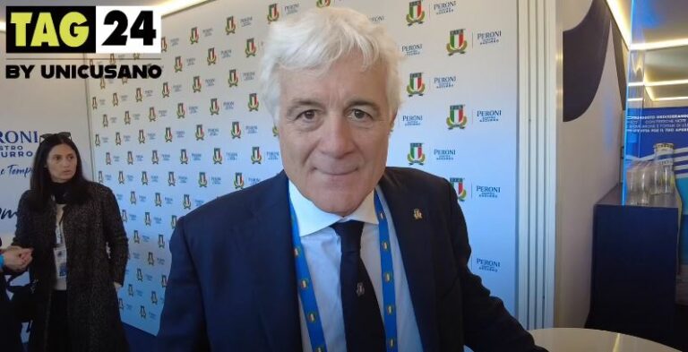 Sei Nazioni 2024, il presidente federale Innocenzi per Italia-Inghilterra: "Olimpico pieno con rugby e Roma, servono più risorse" | VIDEO