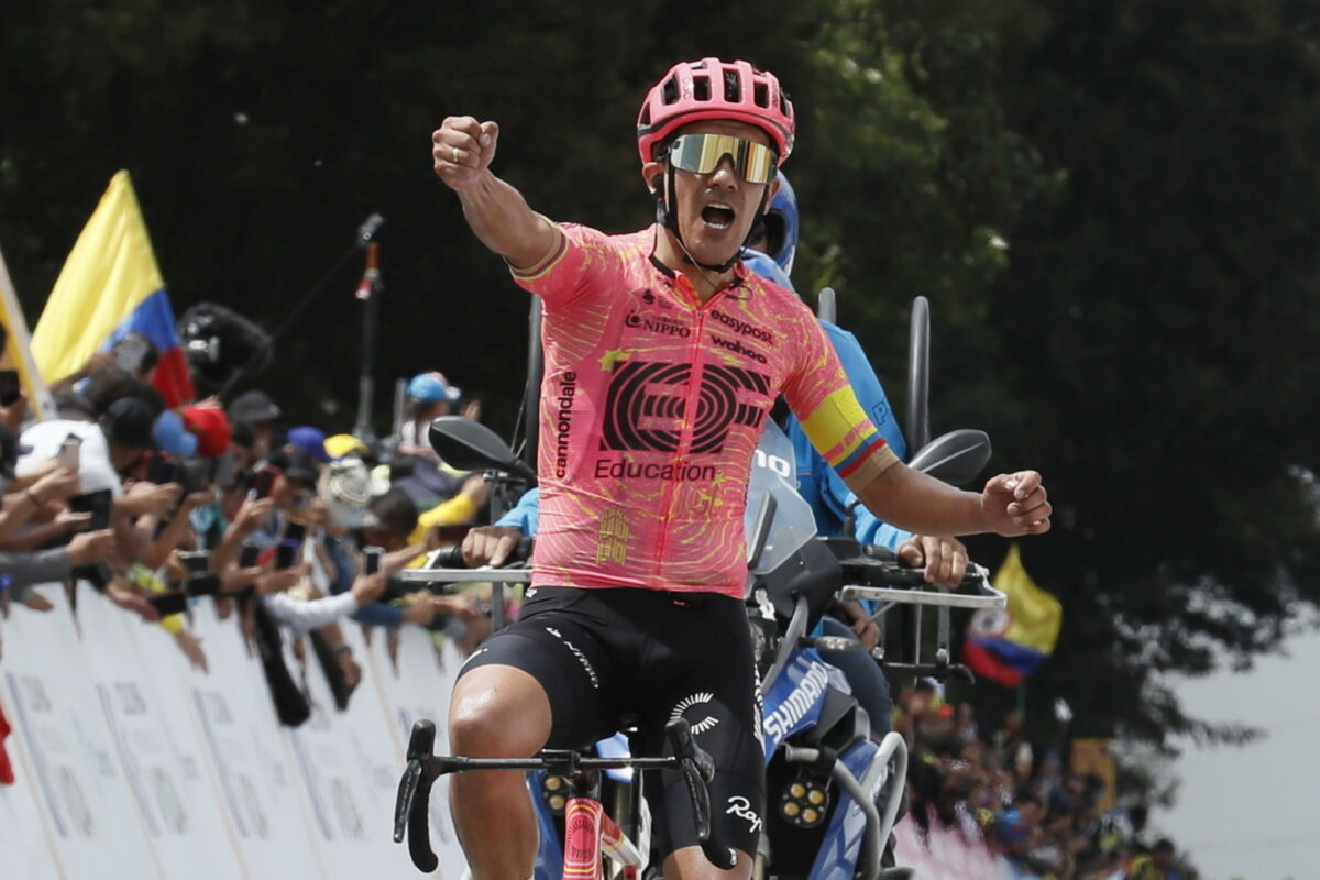 Tour Colombia, Carapaz torna a sorridere