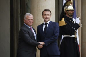 Macron e re di Giordania