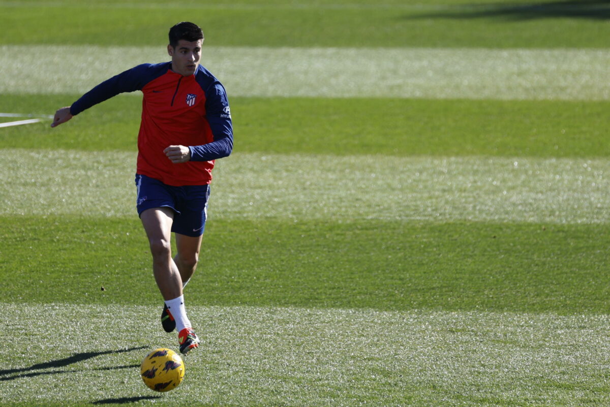 Atletico Madrid, Morata recupera dall'infortunio: possibile convocazione in Champions con l'Inter