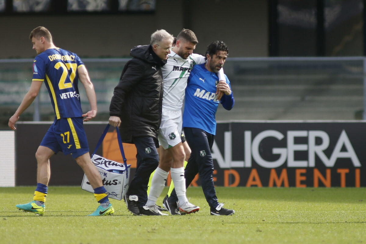 Berardi quando torna? Confermata la lesione: i tempi di recupero