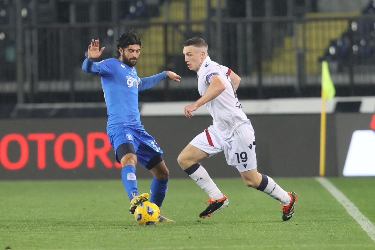 Empoli-Bologna 0-1, cronaca e tabellino: decide Fabbian in pieno recupero