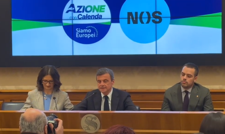 Azione e Nos, la nuova lista di Calenda per le elezioni europee