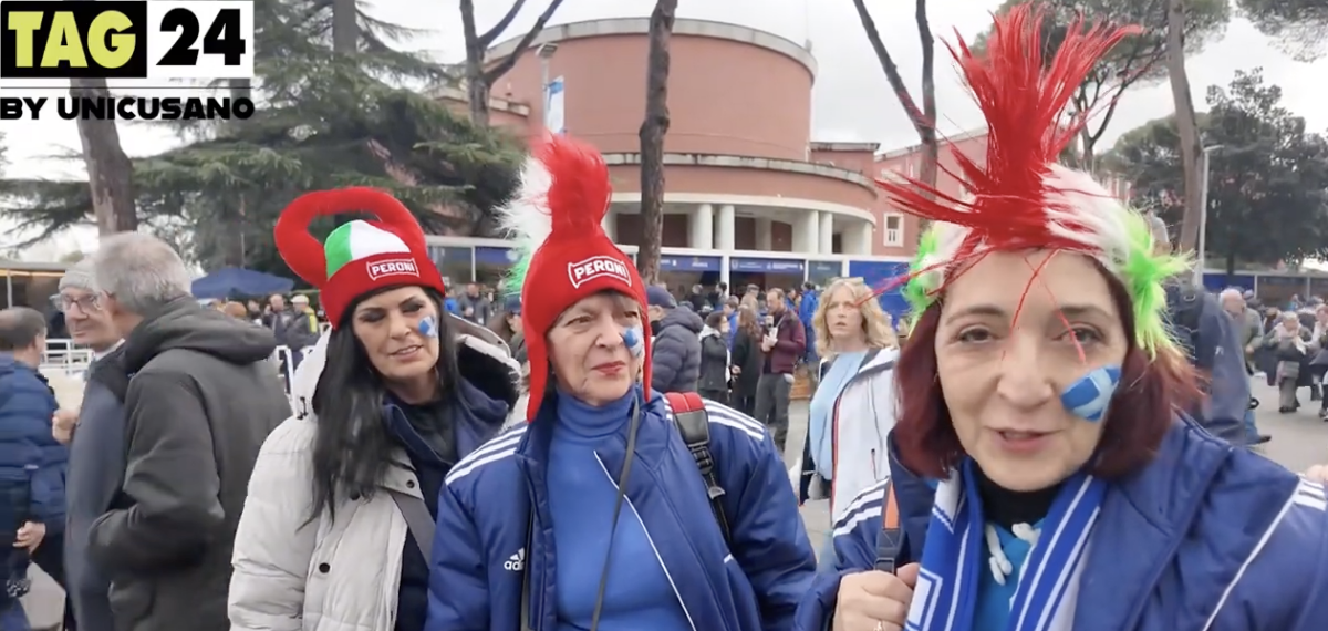 Sei Nazioni Italia - Scozia, i tifosi italiani e scozzesi insieme all'Olimpico: "Una festa di fratellanza" | VIDEO