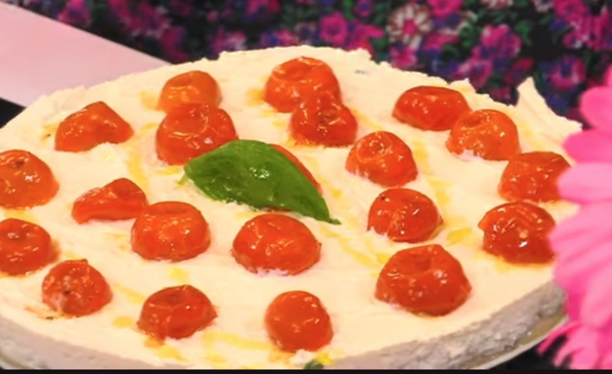 Cheesecake salata con ricotta e fagioli: la ricetta light di Jessica Selassié | VIDEO