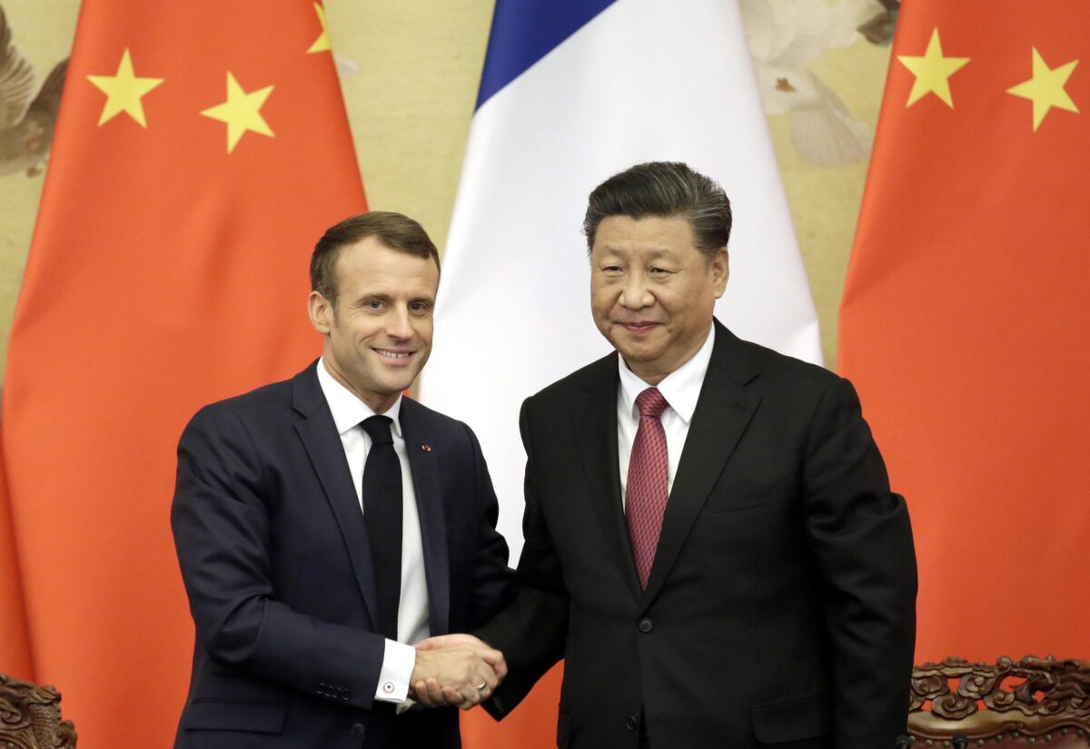 Macron Xi Jinping