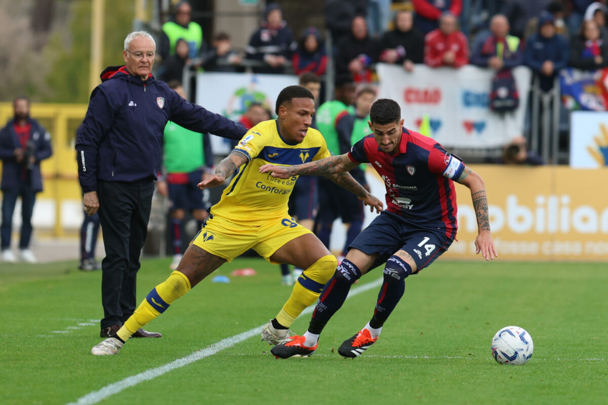 Cagliari-Verona 1-1, cronaca e tabellino: Sulemana risponde a Bonazzoli. Pari anche tra Sassuolo e Udinese