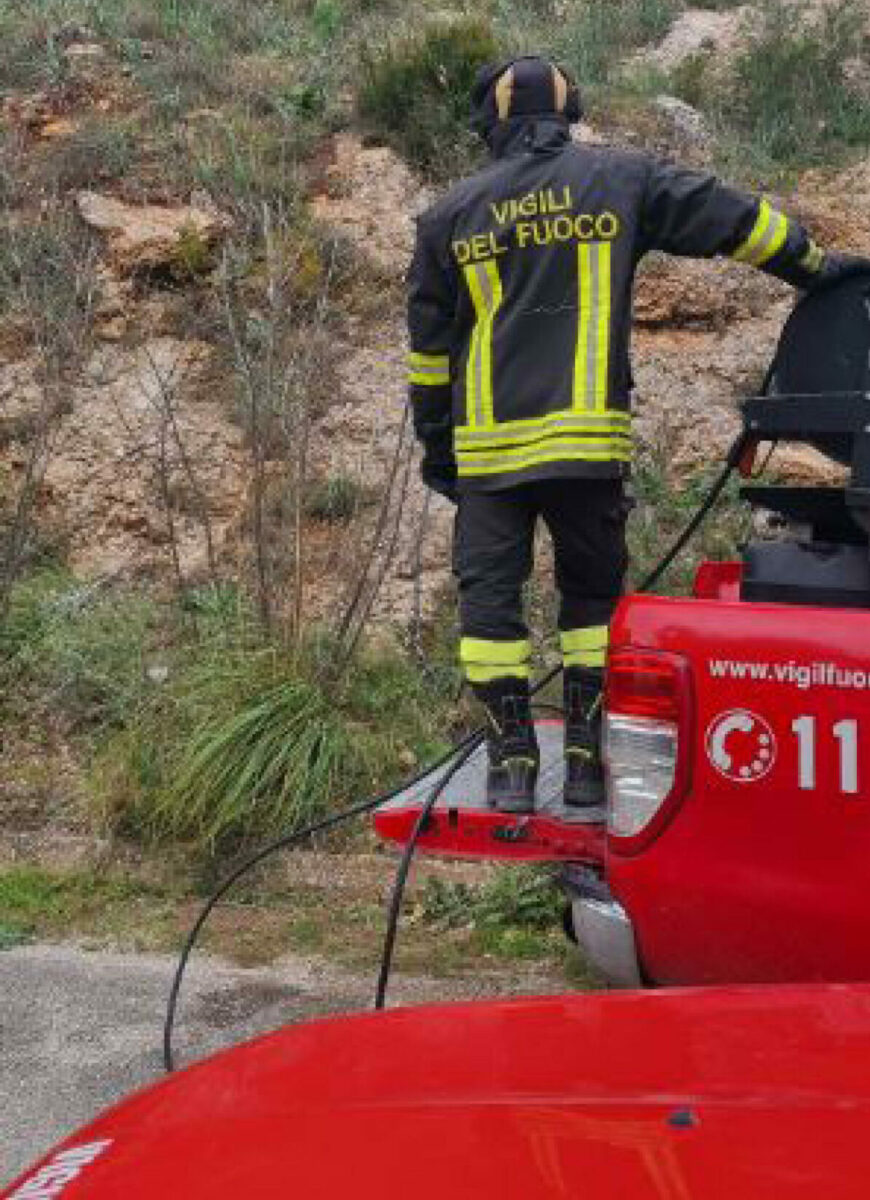 Palermo, incendio in via Conte Federico: in fiamme un capannone, nessun ferito