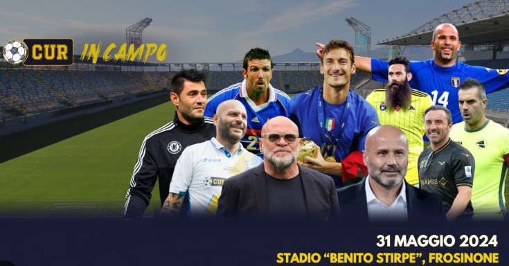 CUR in Campo 2024: il 31 maggio la nuova edizione del format benefico di “Calcio - Ultimi Romantici"