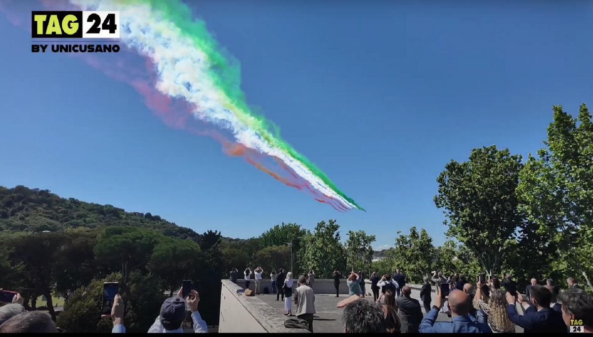 Frecce tricolori agli Internazionali d’Italia 2024, le spettacolari immagini sul cielo di Roma| VIDEO