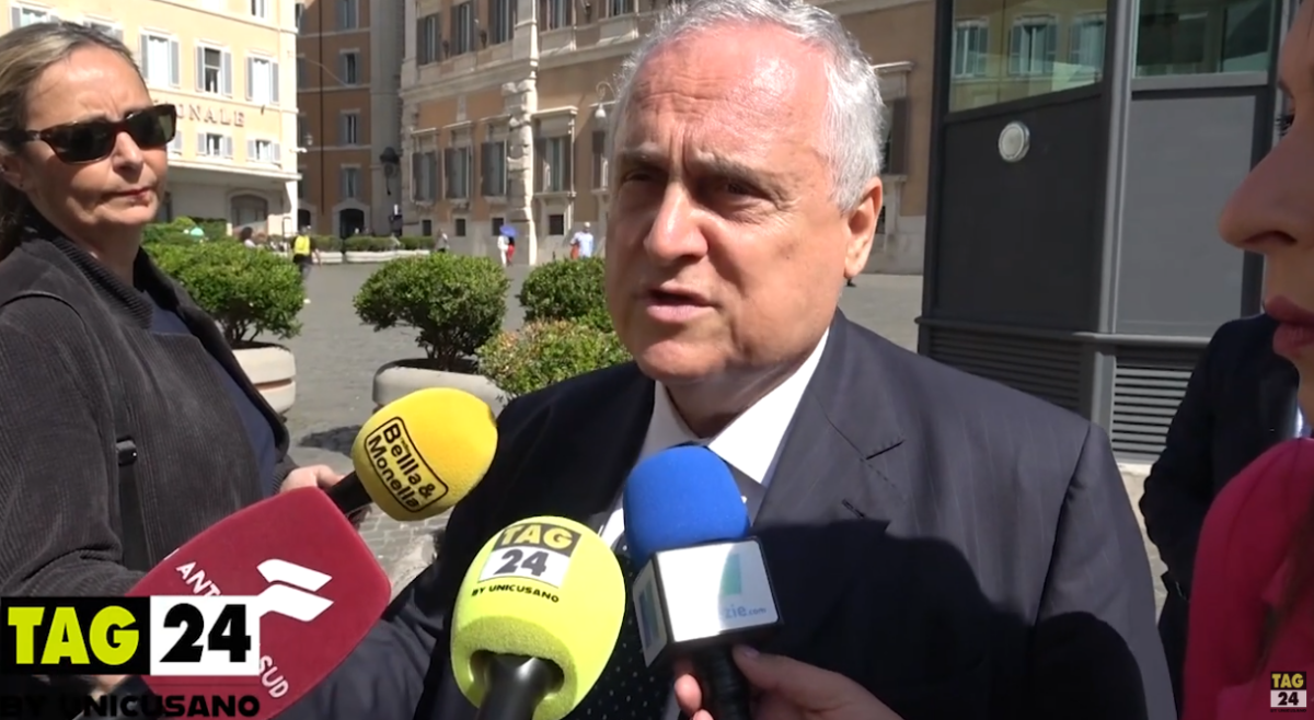 Lazio, Lotito: "Kamada resta? Non ho il tempo per queste cose ora, pensiamo al campionato poi si vede tutto. Voti di fine stagione? E che faccio il professore...?| VIDEO