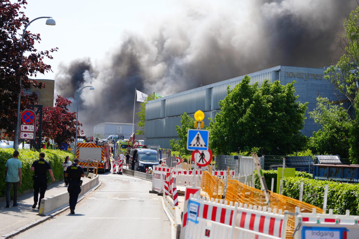 Danimarca, incendio scoppiato alla casa farmaceutica Novo Nordisk: è il secondo in una settimana | VIDEO e FOTO