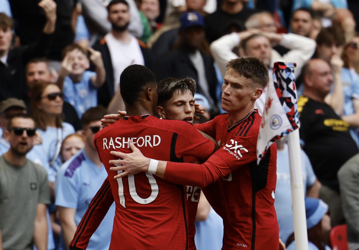 FA Cup 2024, il Manchester United batte il City in finale e conquista il trofeo: i Red Devils staccano anche il pass per l'Europa League