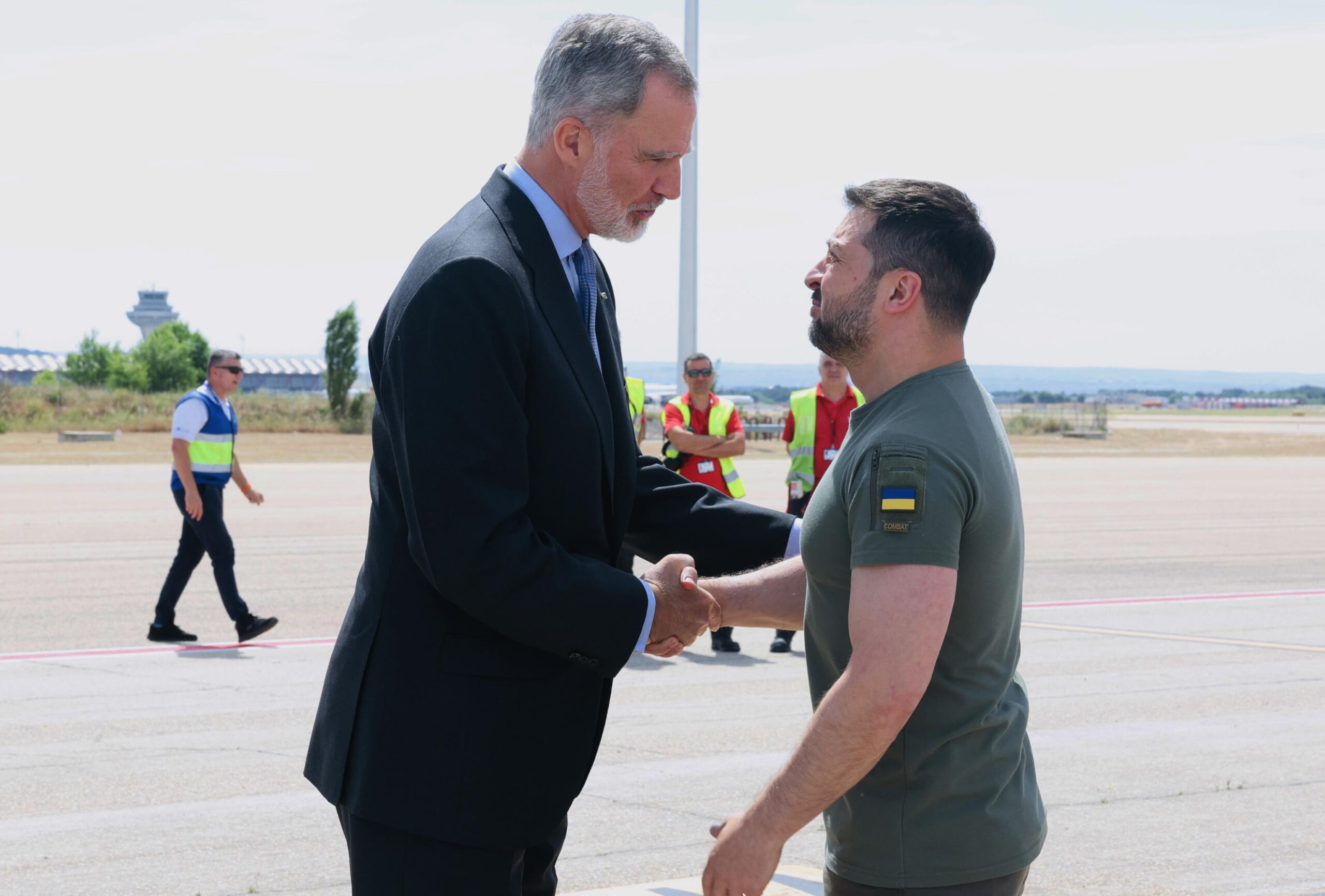 Re Felipe VI di Spagna incontra Zelensky.