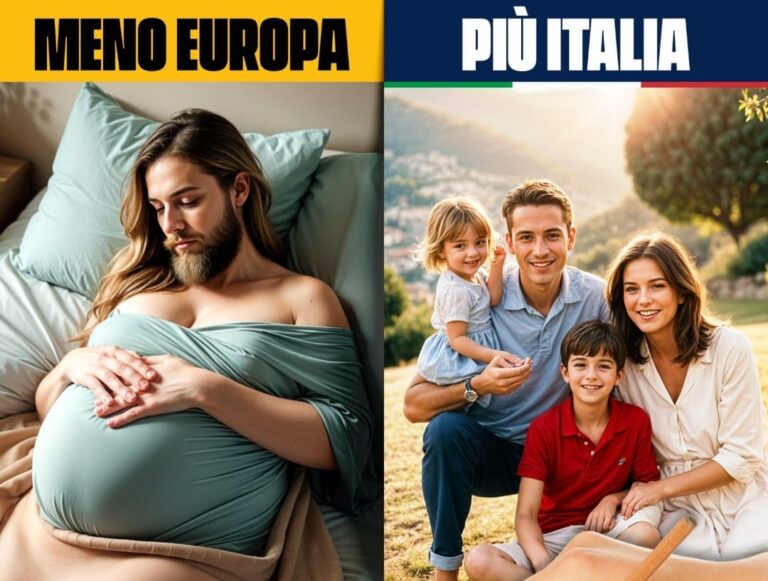 Elezioni Europee 2024, il manifesto della Lega con un Gesù incinto contro le teorie gender. Luca Trapanese (M5S): "Una immagine che offende tutti"