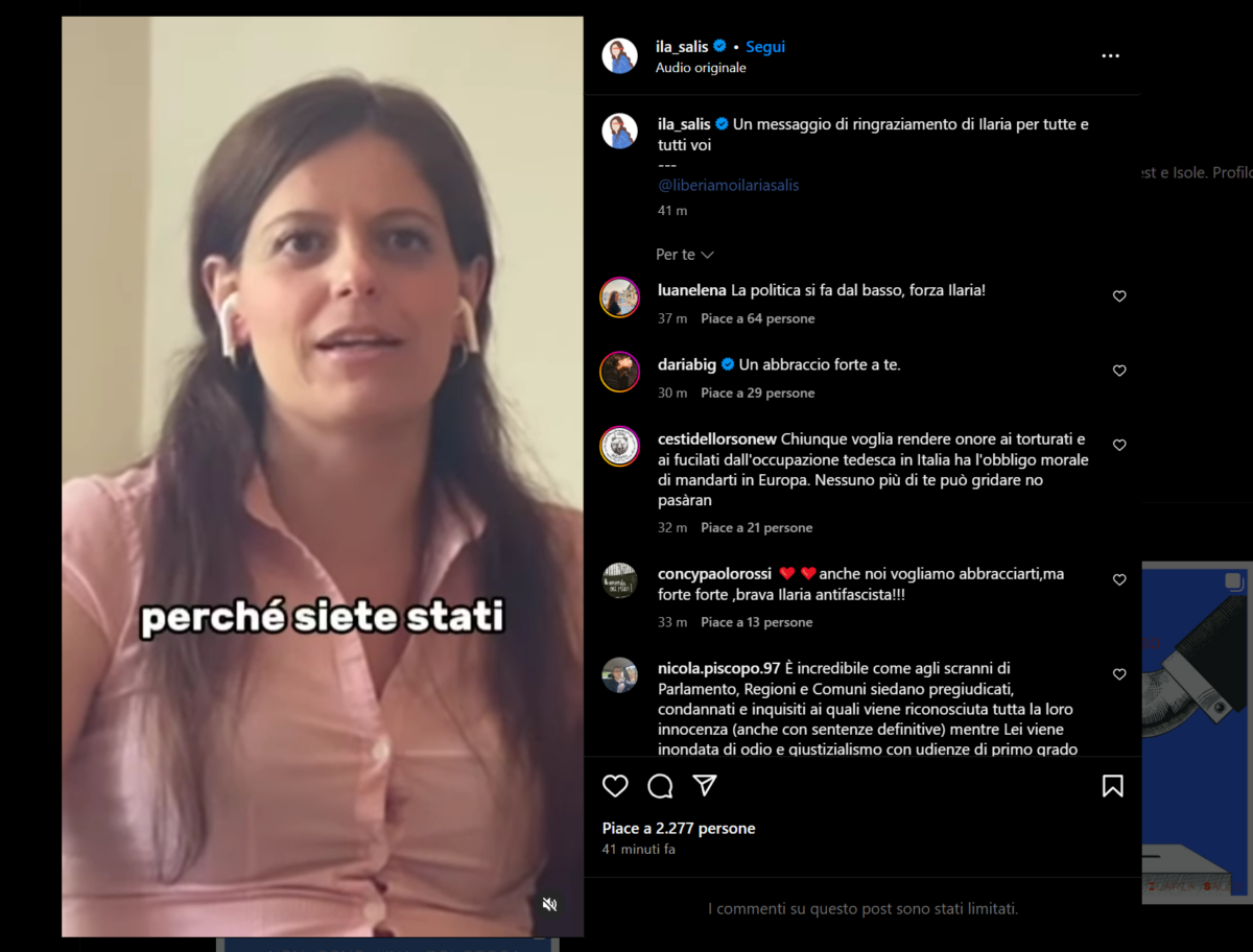 Elezioni Europee 2024, il videomessaggio di Ilaria Salis su Instagram: "Antifascista in campo contro le ingiustizie, spero di rivedervi presto in Italia"| VIDEO